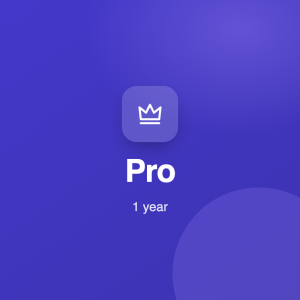 Pro Plan — 1 year